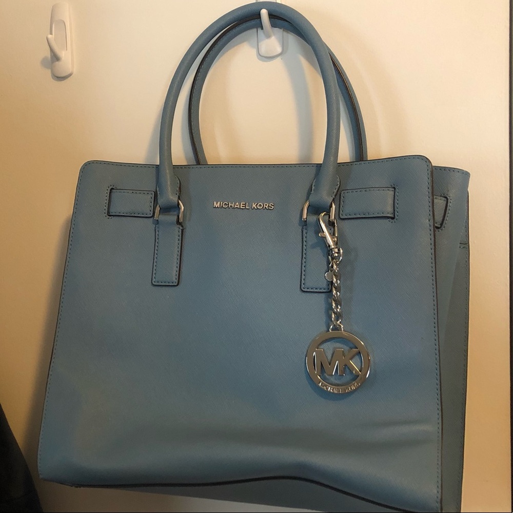 REAL Cadet Blue Michael Kors Bag - Picture 2 of 2